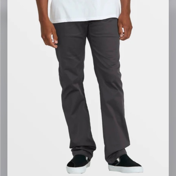 Volcom 32 x 32 Pants Frickin Modern Stretch in Charcoal gray pockets NWT - Picture 1 of 14